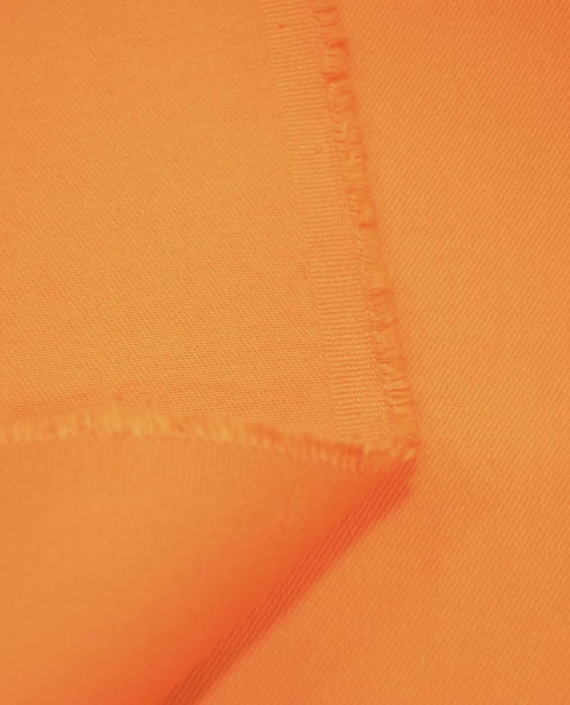 Хлопок костюмный 3064 цвет оранжевый картинка 2
