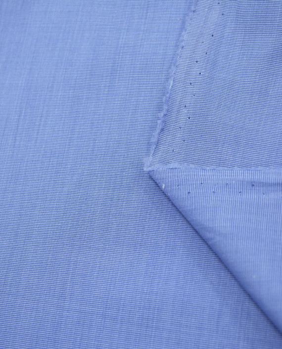 Хлопок рубашечный 3126 цвет синий полоска картинка 2