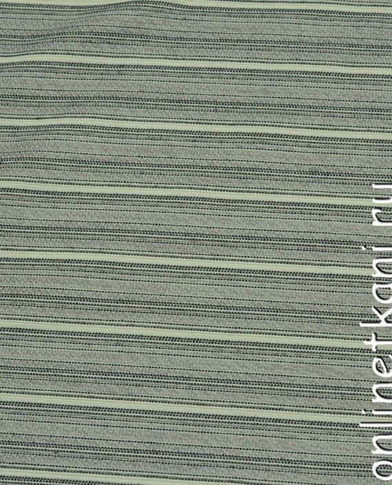 Ткань Костюмная 0551 цвет серый в полоску картинка 2