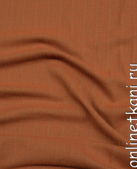 Ткань Костюмная 0552 цвет оранжевый картинка 2