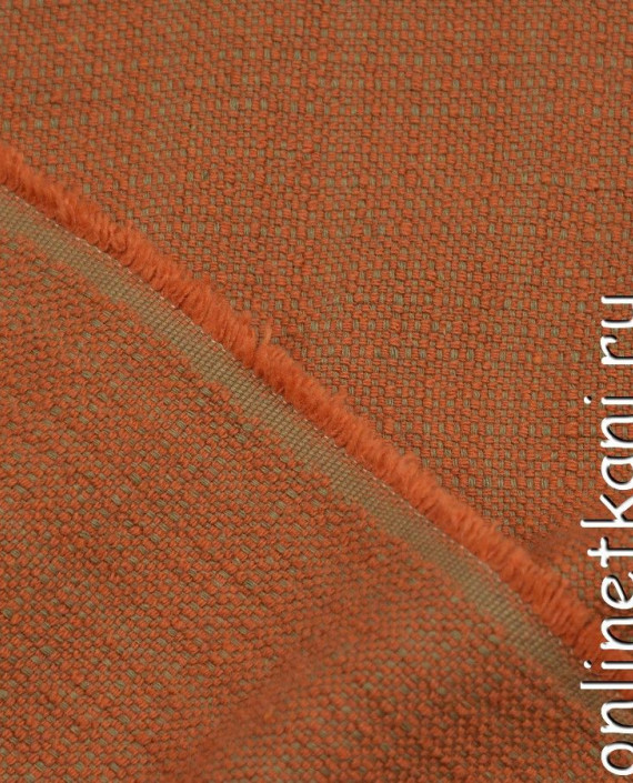 Ткань Костюмная 0552 цвет оранжевый картинка
