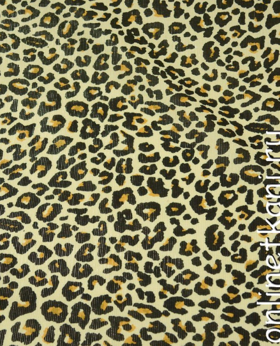 Ткань Хлопок 0629 цвет бежевый леопардовый картинка