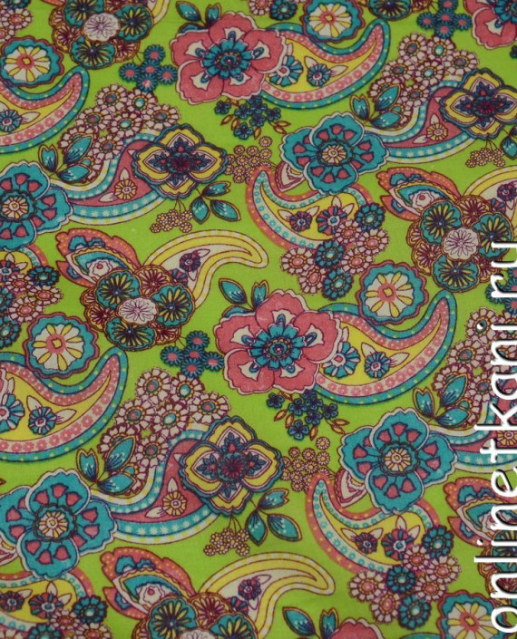 Ткань Хлопок 0636 цвет разноцветный абстрактный картинка