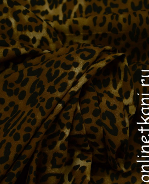 Ткань Хлопок 0661 цвет бежевый леопардовый картинка 2