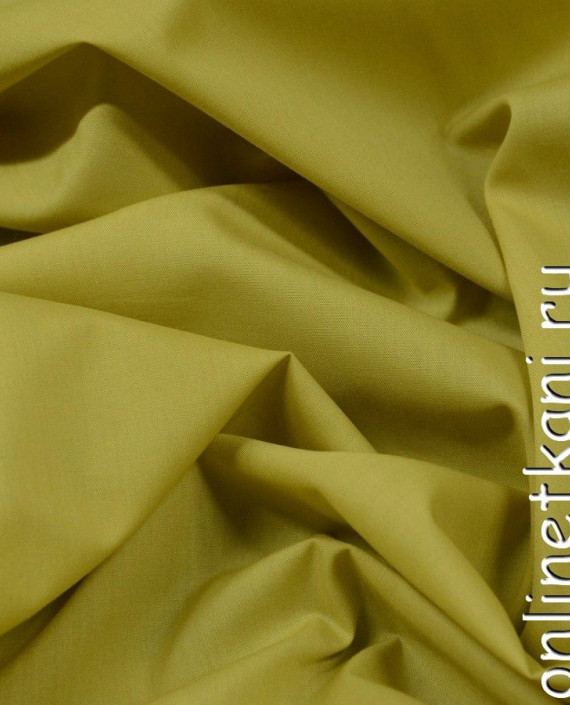 Ткань Хлопок Рубашечный 0682 цвет желтый картинка 2