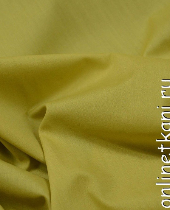 Ткань Хлопок Рубашечный 0682 цвет желтый картинка 1