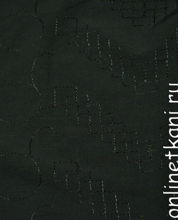 Ткань Хлопок Рубашечный 0698 цвет черный абстрактный картинка