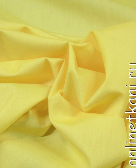 Ткань Хлопок Рубашечный 0699 цвет желтый картинка