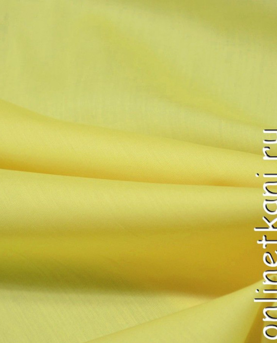 Ткань Хлопок Рубашечный 0699 цвет желтый картинка 1