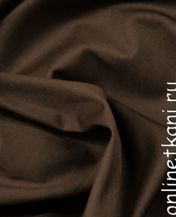Ткань коричневый хлопок рубашечный картинка 2