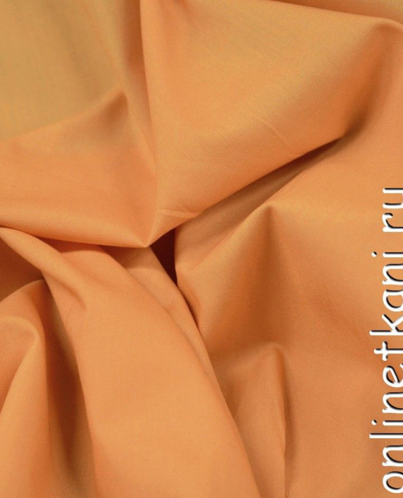 Ткань Хлопок Рубашечный 0708 цвет оранжевый картинка