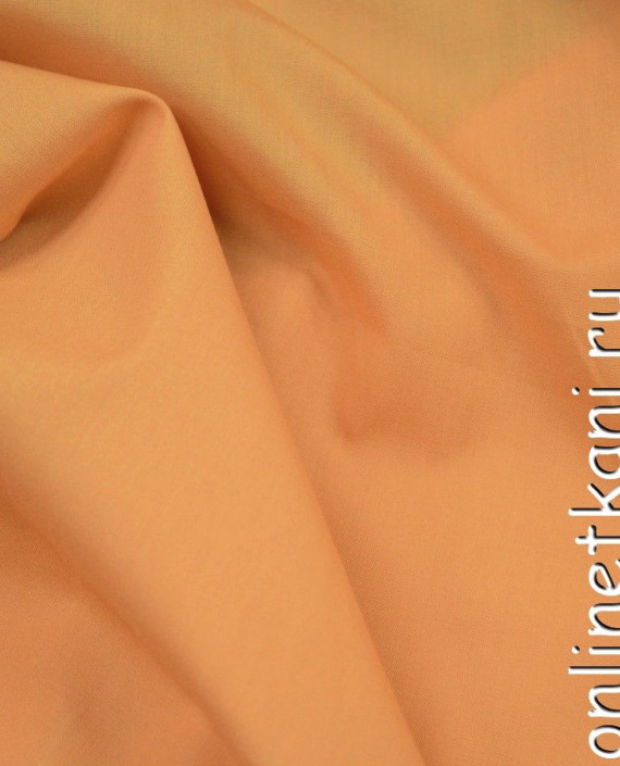 Ткань Хлопок Рубашечный 0708 цвет оранжевый картинка 1