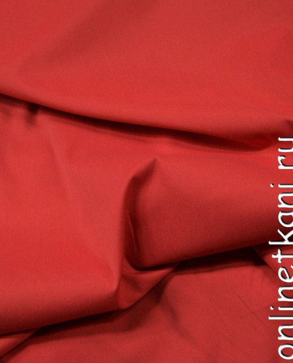 Ткань Хлопок Рубашечный 0716 цвет красный картинка