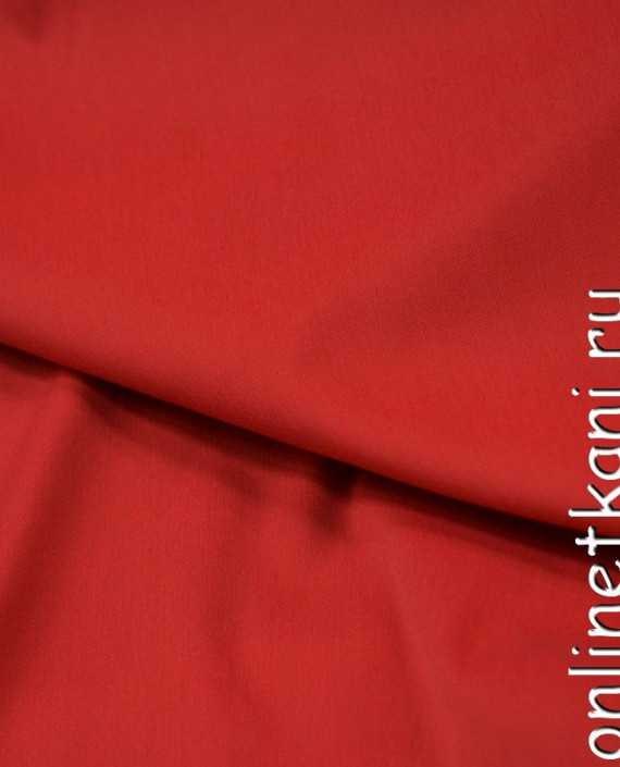 Ткань Хлопок Рубашечный 0716 цвет красный картинка 2