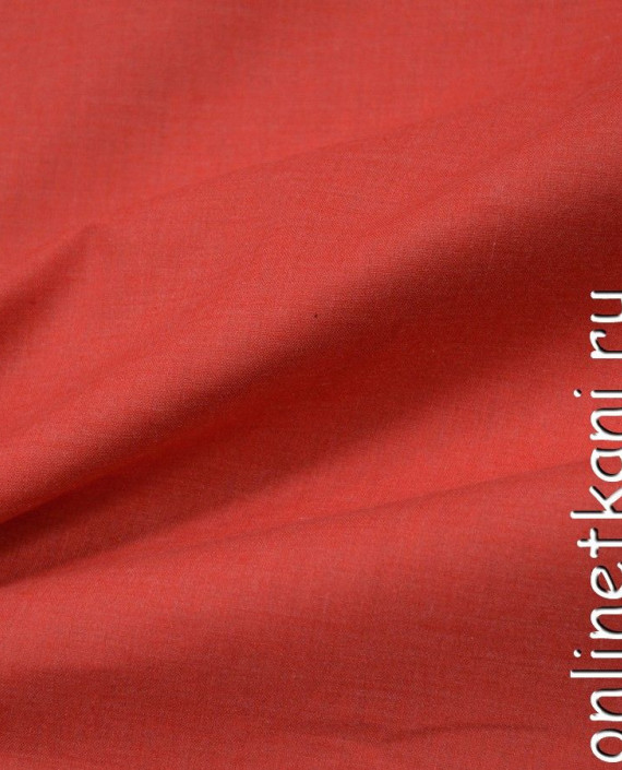 Ткань Хлопок Рубашечный 0724 цвет красный картинка 2