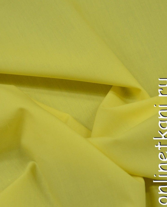 Ткань Хлопок Рубашечный 0725 цвет желтый картинка