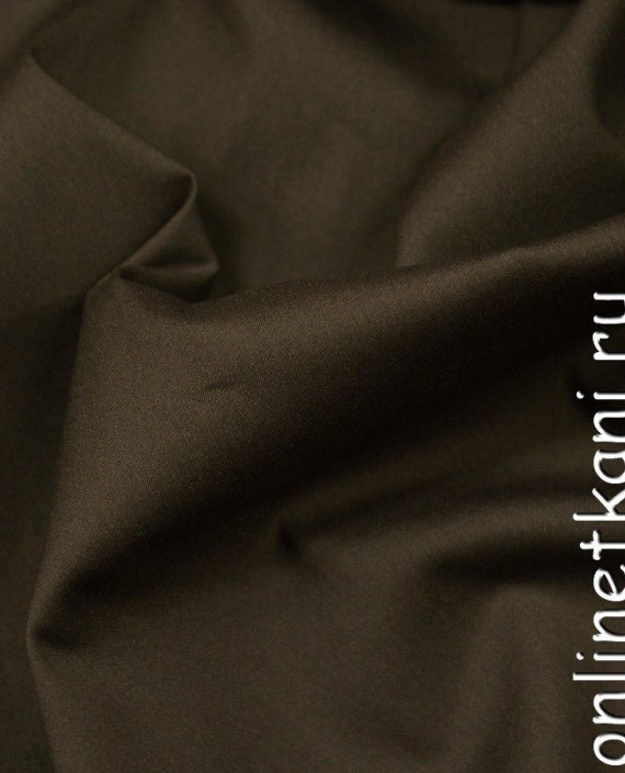 Ткань Хлопок Рубашечный 0731 цвет коричневый картинка
