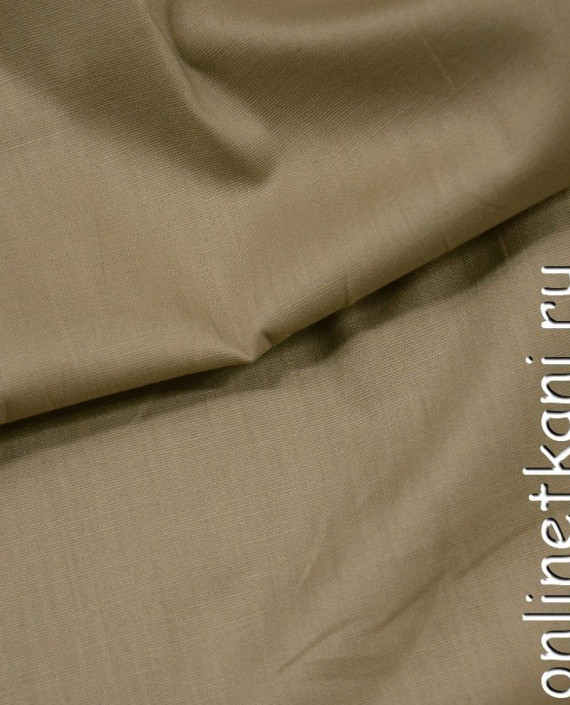 Ткань Хлопок Рубашечный 0743 цвет коричневый картинка