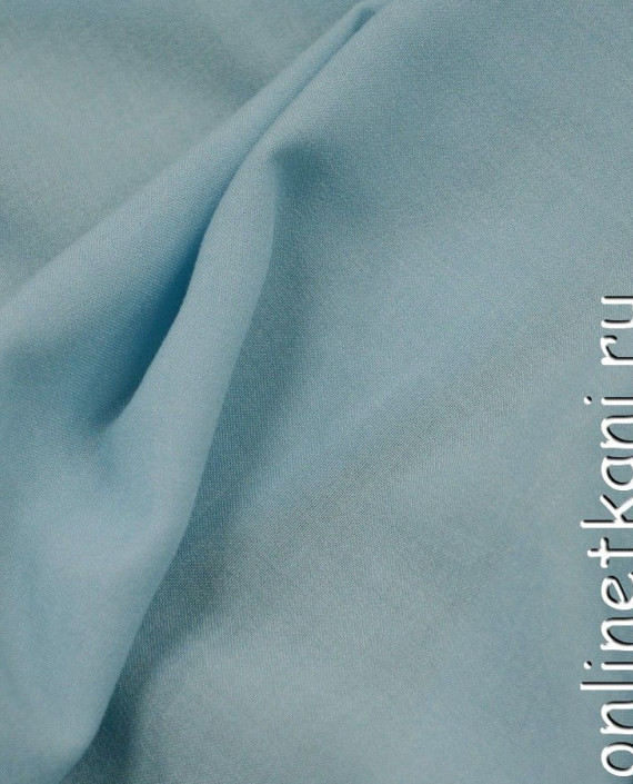 Ткань Хлопок Рубашечный 0748 цвет голубой картинка 1