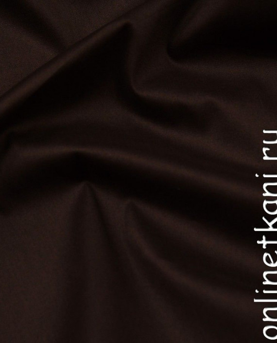 Ткань Хлопок Рубашечный 0754 цвет коричневый картинка