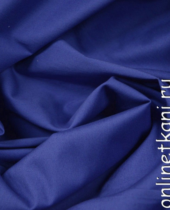 Ткань Хлопок Рубашечный 0759 цвет синий картинка 1