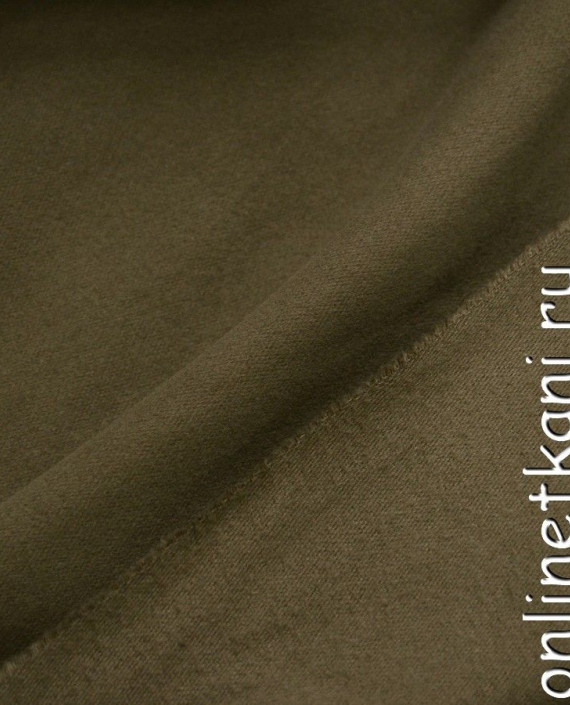 Ткань Хлопок коричневый 0764 цвет коричневый картинка 2