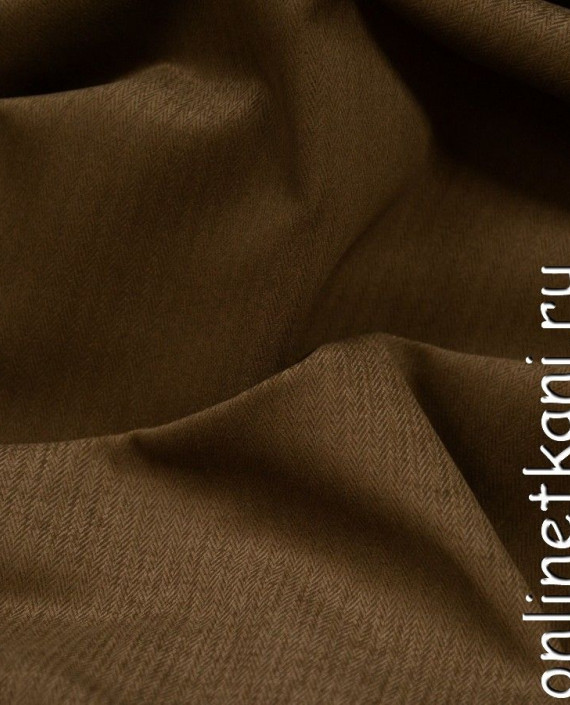 Ткань Хлопок 0816 цвет коричневый картинка