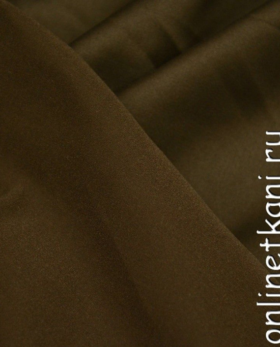 Ткань Костюмная 0854 цвет коричневый картинка 2