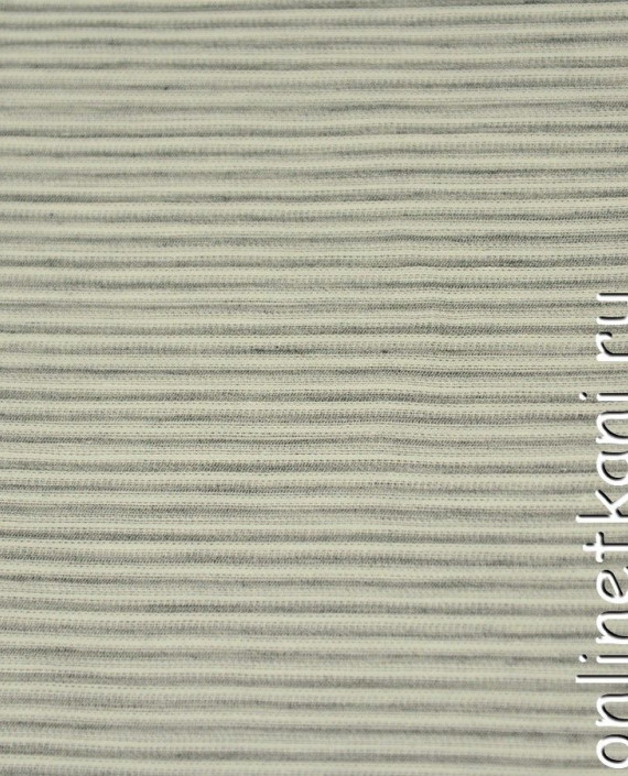 Ткань Костюмная 0878 цвет серый в полоску картинка