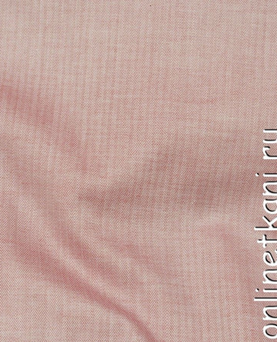 Ткань Хлопок Рубашечный 0889 цвет розовый картинка