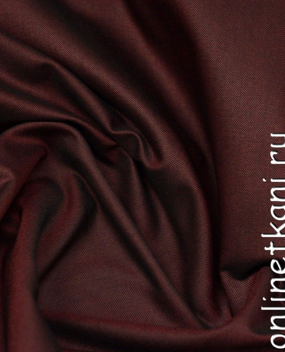 Ткань Хлопок Рубашечный 0891 цвет бордовый картинка 2