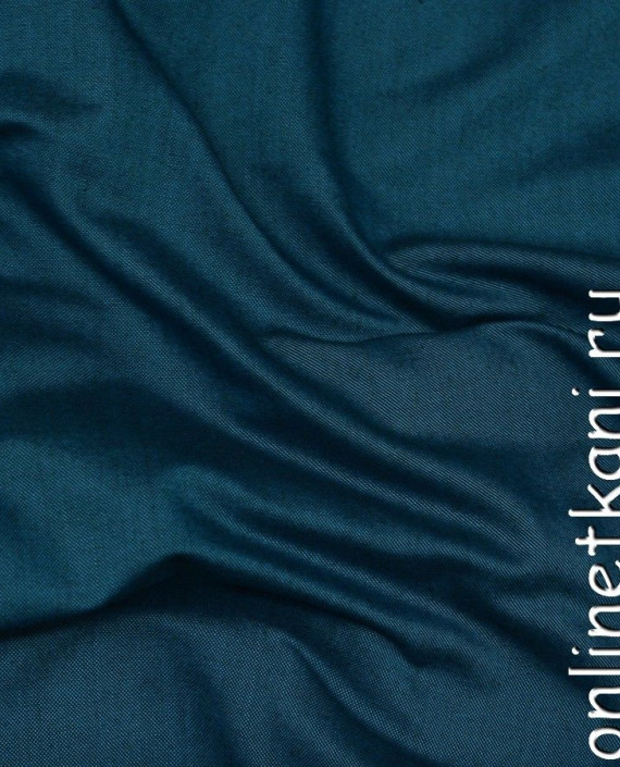 Ткань Хлопок Рубашечный 0893 цвет синий картинка 1