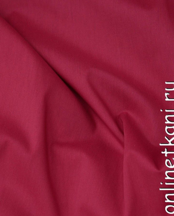 Ткань Хлопок Рубашечный 0896 цвет малиновый картинка