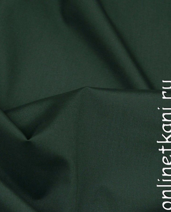 Ткань Хлопок Рубашечный 0902 цвет зеленый картинка 1