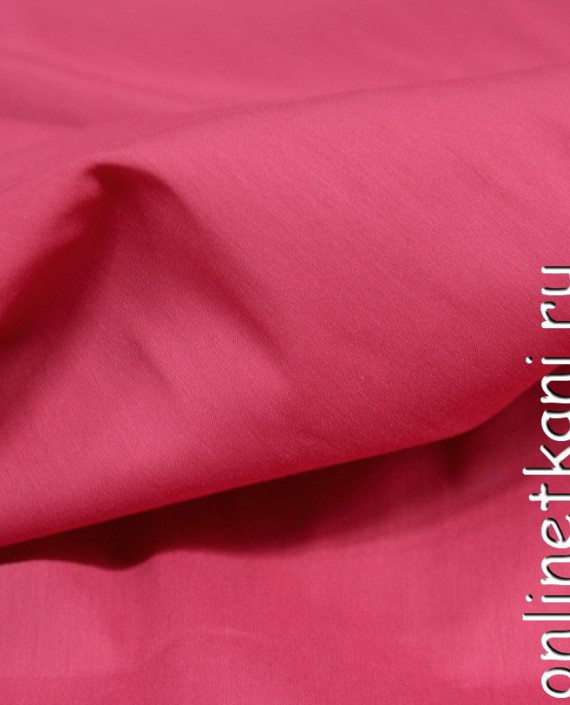 Ткань Хлопок Рубашечный "Глубокий Розовый"  картинка 2