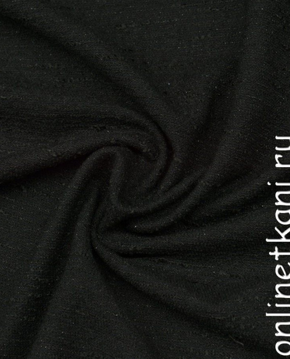 Ткань Хлопок Костюмный 1027 цвет черный картинка