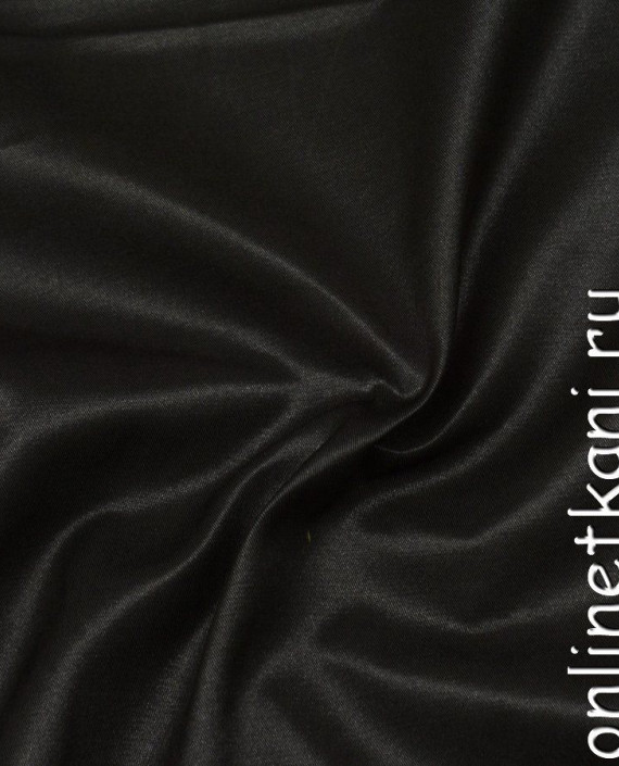 Ткань Хлопок Костюмный 1028 цвет черный картинка 2