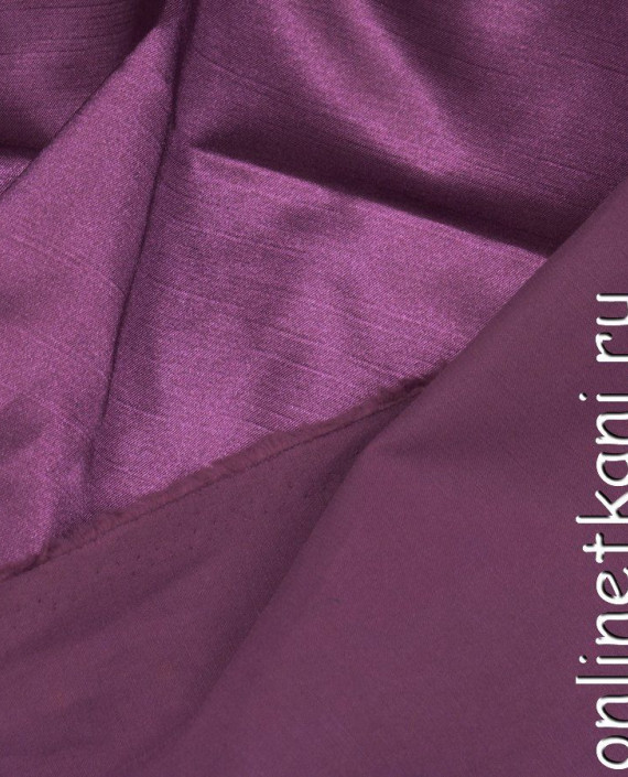 Ткань Хлопок Костюмный 1031 цвет фиолетовый картинка 1