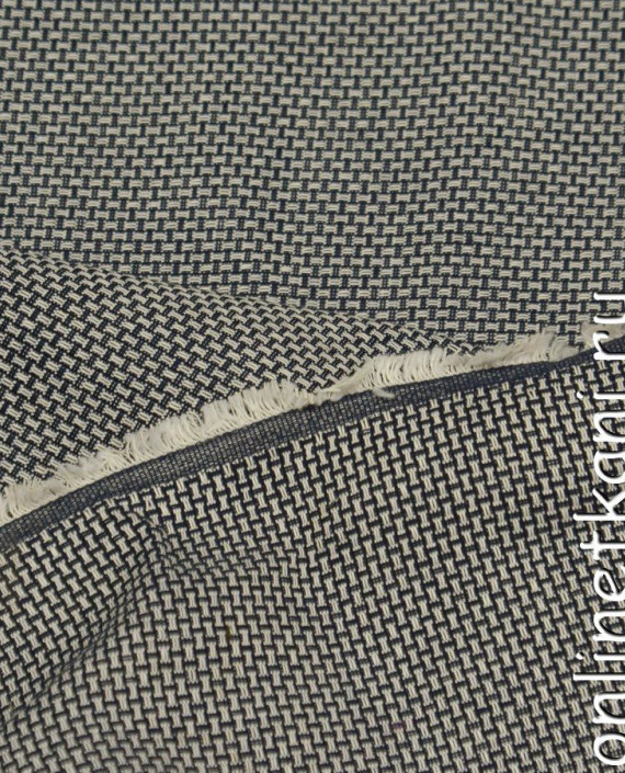 Последний отрез-2.3м Ткань Хлопок Костюмный 11036 цвет серый картинка 2