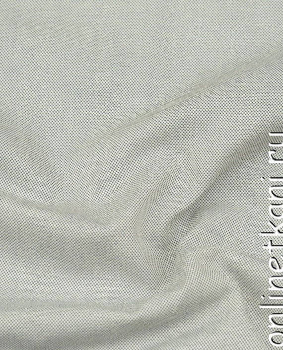 Ткань Хлопок Костюмный 1044 цвет белый картинка 1