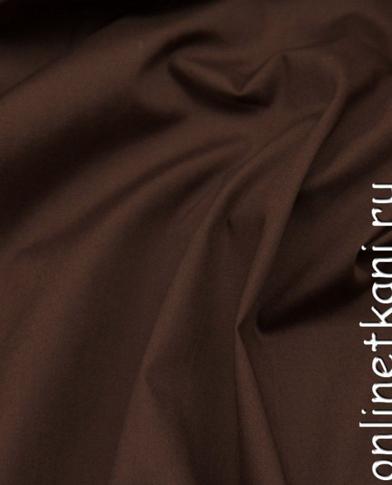 Ткань Хлопок 1050 цвет коричневый картинка 2