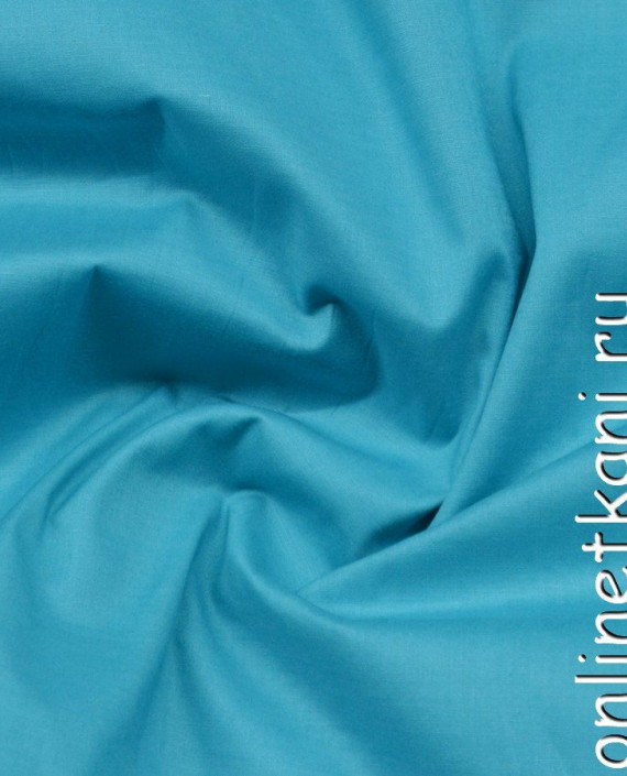 Ткань Хлопок 1057 цвет голубой картинка