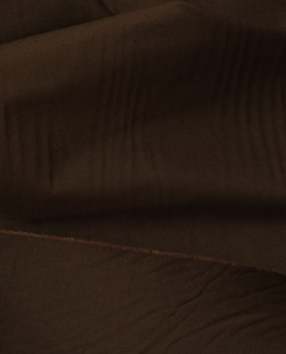 Ткань Хлопок Рубашечный 1128 цвет коричневый картинка 1