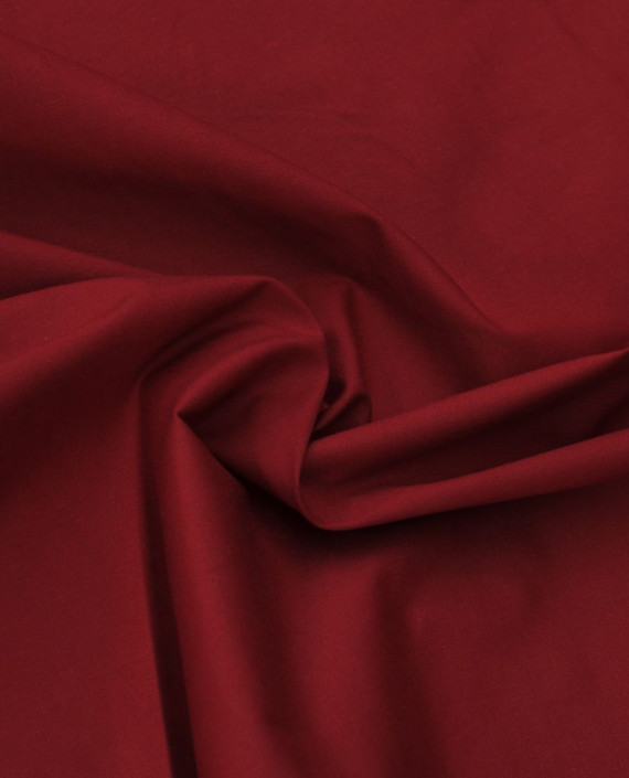 Ткань Хлопок Рубашечный 1134 цвет бордовый картинка