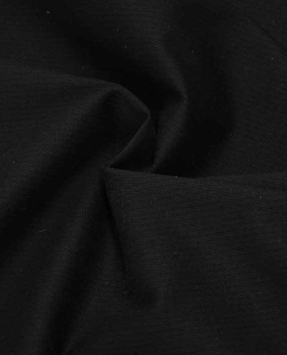 Ткань Хлопок Костюмный 1191 цвет черный картинка