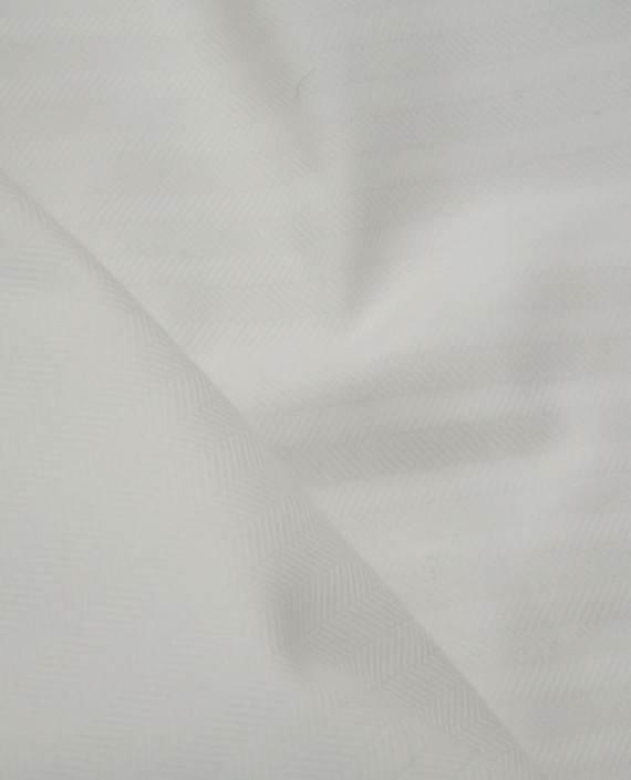 Ткань Хлопок Костюмный 1194 цвет белый картинка 2