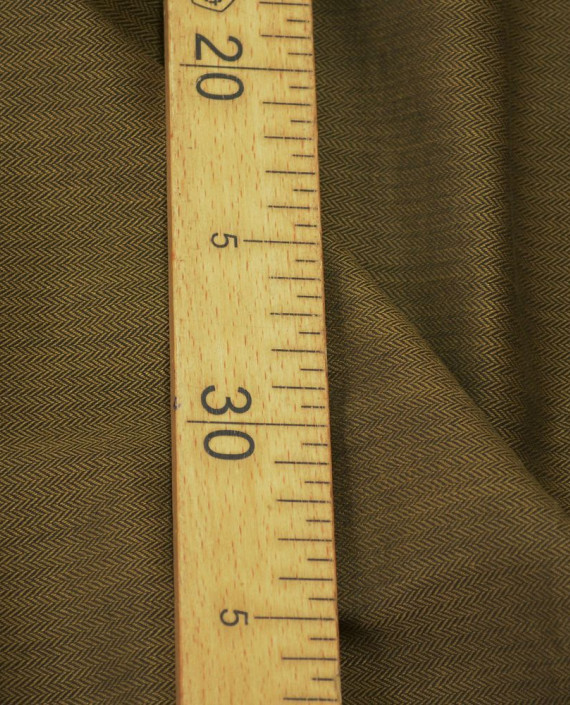 Ткань Хлопок Костюмный 1200 цвет коричневый картинка 2