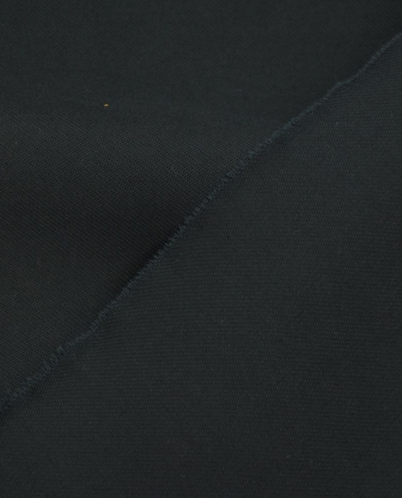 Ткань Хлопок Костюмный 1215 цвет черный картинка 2