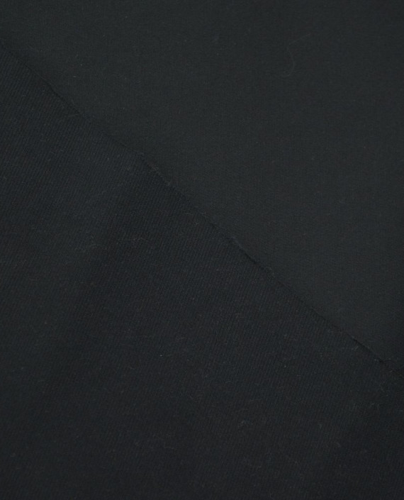 Ткань Хлопок Костюмный 1222 цвет черный картинка 2