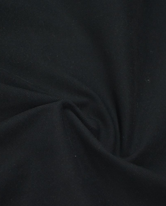 Ткань Хлопок Костюмный 1222 цвет черный картинка 1